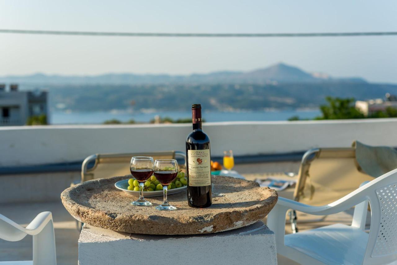 Bella-Maria At Aptera With Mountain And Sea View !! Chania  Exterior photo